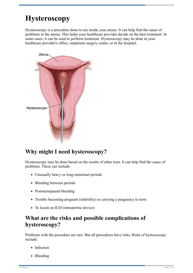 Text Hysteroscopy Healthclips Online