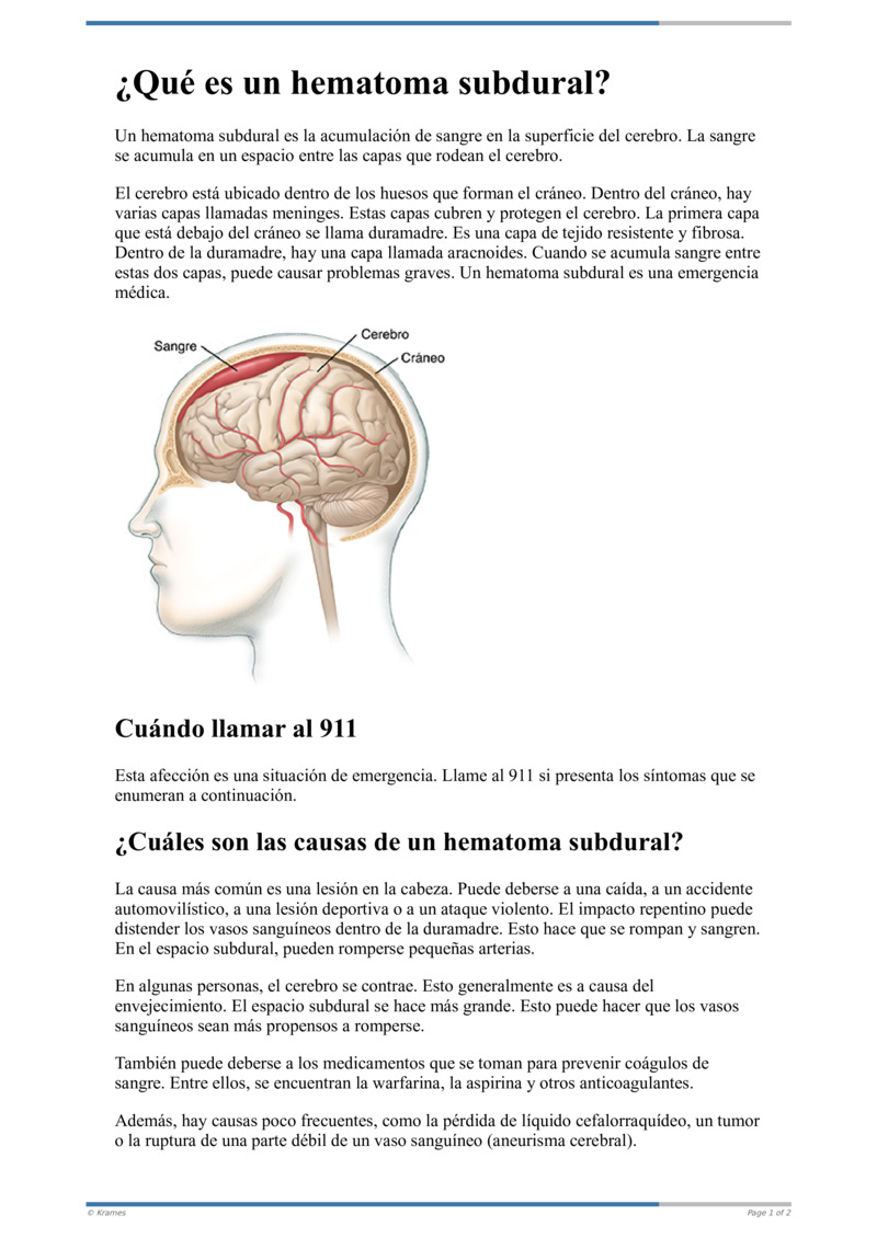 Text Qu Es Un Hematoma Subdural Healthclips Online