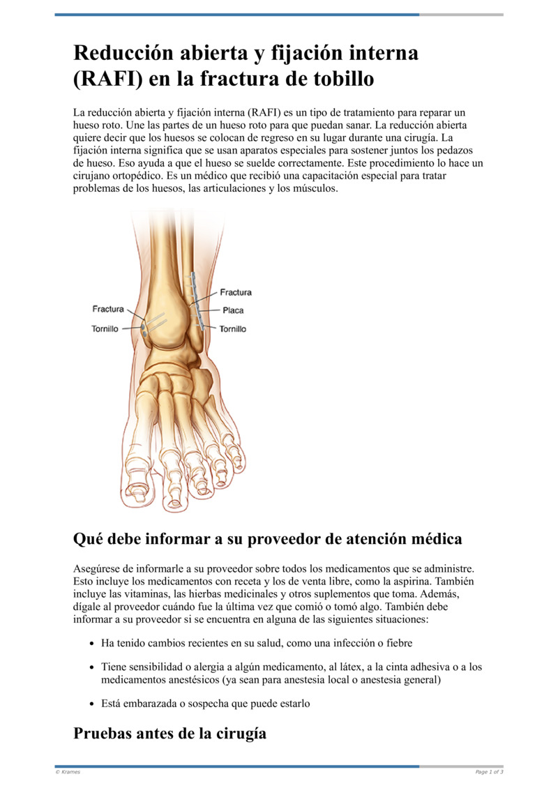 Pdf Reducci N Abierta Y Fijaci N Interna Rafi En La Fractura De