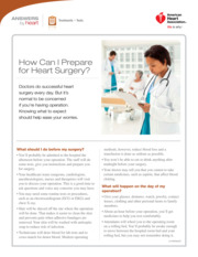 Thumbnail image for "How Can I Prepare for Heart Surgery?"