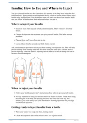 Thumbnail image for "Insulin: How to Use and Where to Inject"