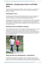 Thumbnail image for "Diabetes: consejos para hacer actividad física"