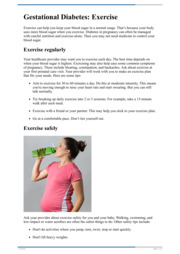 Thumbnail image for "Gestational Diabetes: Getting Exercise"