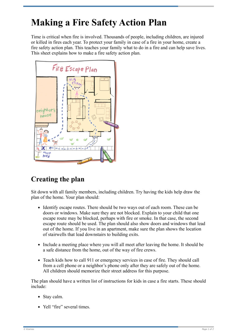 text-making-a-fire-safety-action-plan-healthclips-online