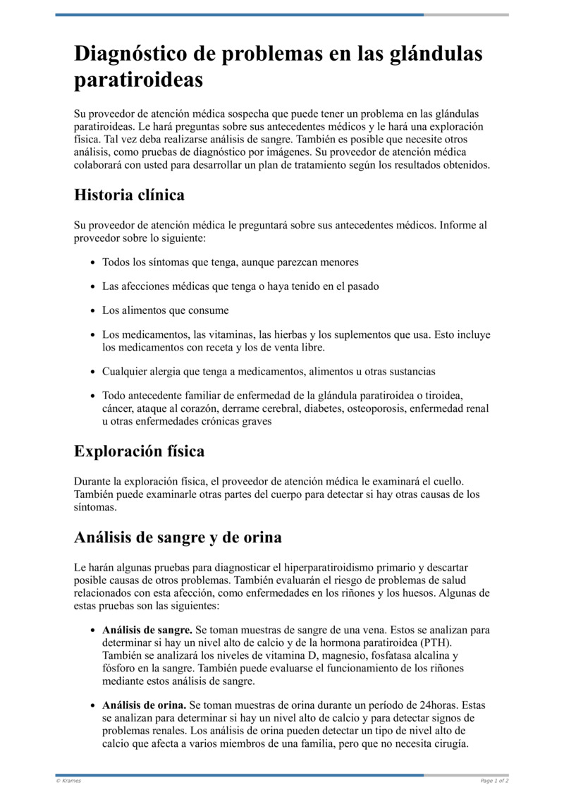 Poster image for "Diagnóstico de problemas en las glándulas paratiroideas"