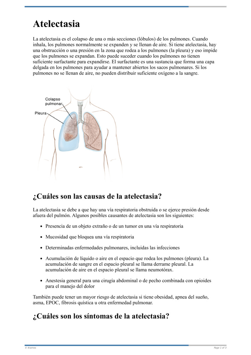 Text - Atelectasia - HealthClips Online