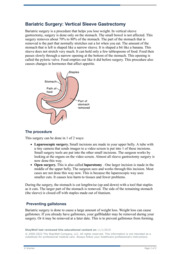 Thumbnail image for "Bariatric Surgery: Vertical Sleeve Gastrectomy"