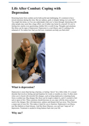 Thumbnail image for "Life After Combat: Coping with Depression"