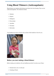 Thumbnail image for "Using Blood Thinners (Anticoagulants)"