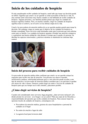 Thumbnail image for "Inicio de los cuidados de hospicio"