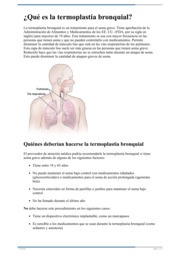 Thumbnail image for "Información sobre la termoplastia bronquial"