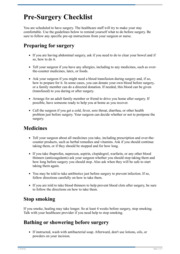 Thumbnail image for "Pre-Surgery Checklist"