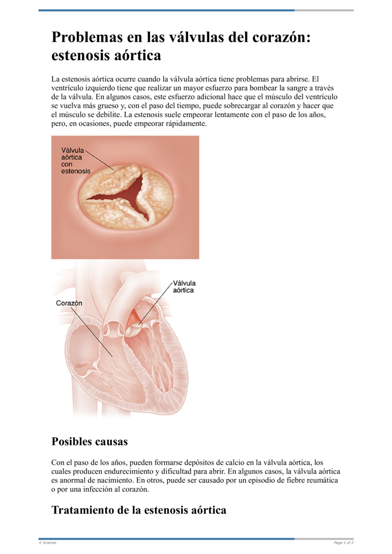 Text Problemas En Las Válvulas Del Corazón Estenosis Aórtica Healthclips Online 7837