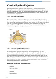 Thumbnail image for "Cervical Epidural Injection"