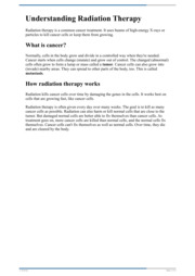 Thumbnail image for "Understanding Radiation Therapy"