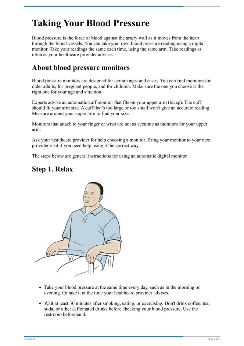 How to measure children's blood pressure the right way