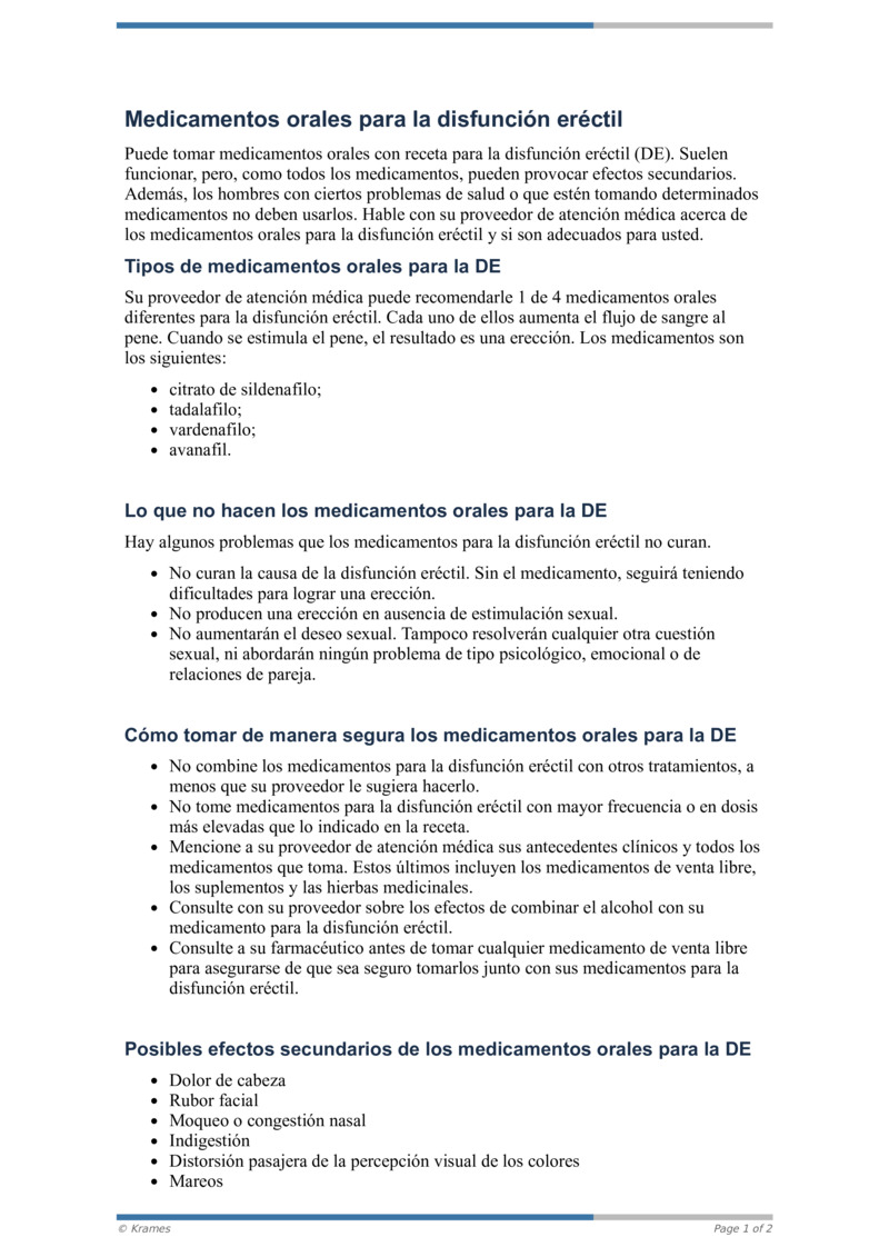 Pdf Medicamentos Orales Para La Disfunció N Eré Ctil Healthclips Online 7846