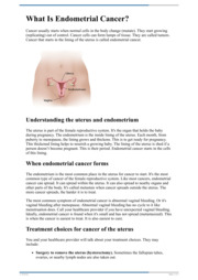 Thumbnail image for "What Is Endometrial Cancer"