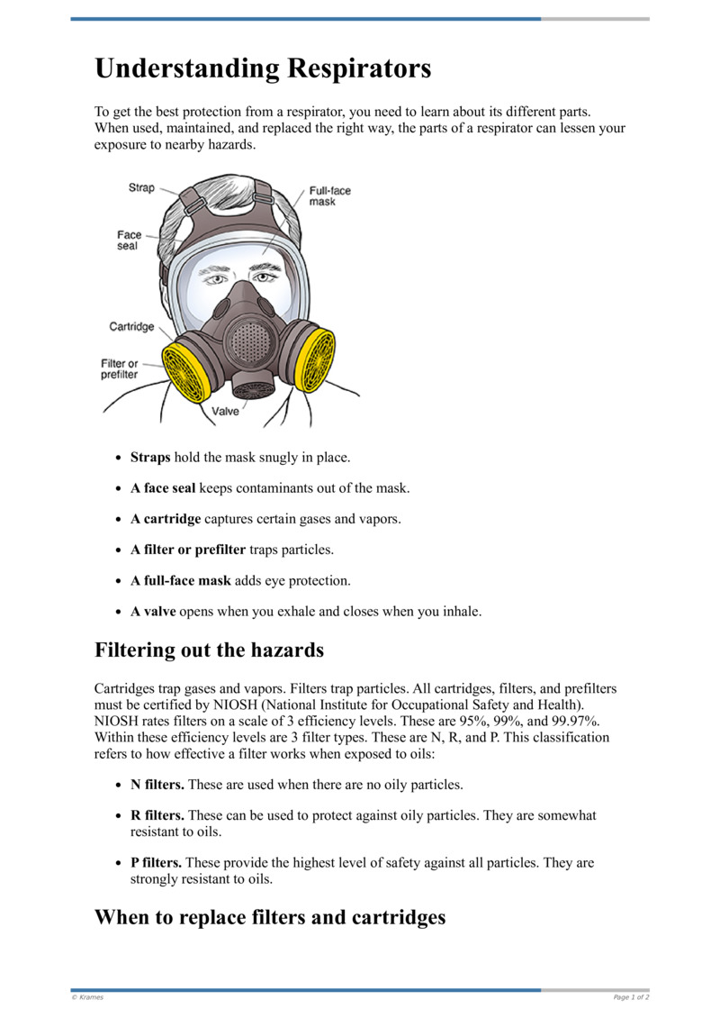 Poster image for "Understanding Respirators"