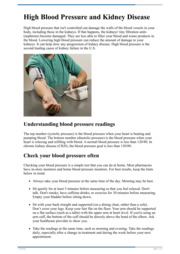 Thumbnail image for "High Blood Pressure and Kidney Disease"