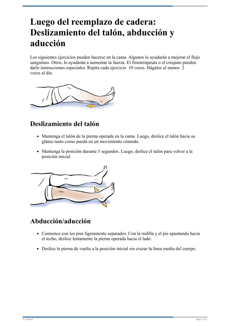 abducción y aducción de cadera