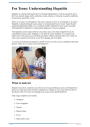 Thumbnail image for "For Teens: Understanding Hepatitis"