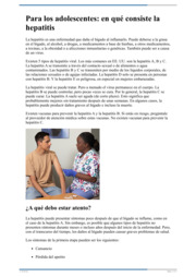 Thumbnail image for "Para adolescentes: información sobre la hepatitis"