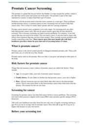 Thumbnail image for "Prostate Cancer Screening"