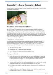 Thumbnail image for "Formula Feeding a Premature Infant"