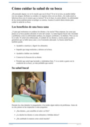 Thumbnail image for "Cómo cuidar la salud de su boca"