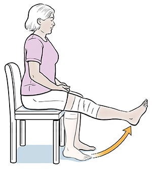 Text - After Knee Replacement: At Home Exercise Program - HealthClips ...
