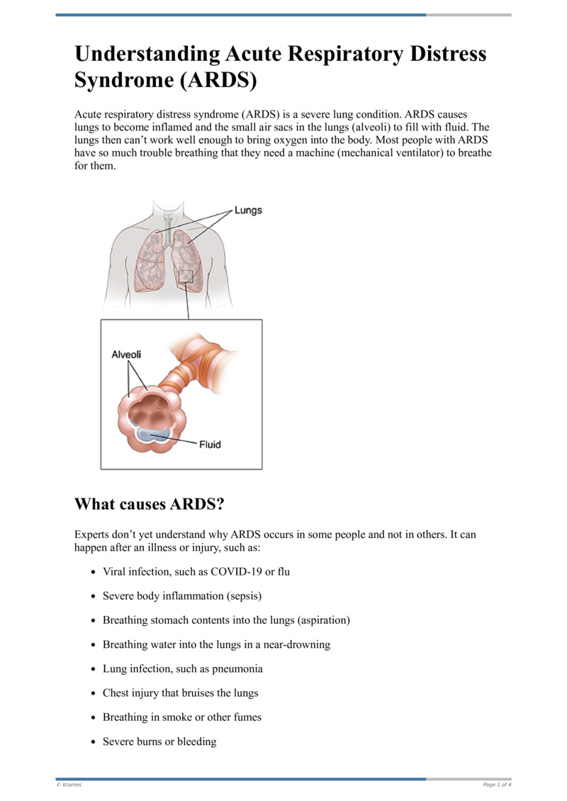 Text - Understanding Acute Respiratory Distress Syndrome (ARDS ...