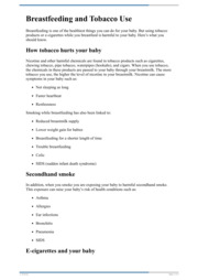 Thumbnail image for "Breastfeeding and Tobacco Use"