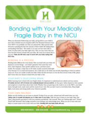 Thumbnail image for "Bonding with a Medically Fragile Baby"