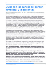 Thumbnail image for "¿Qué son los bancos del cordón umbilical y la placenta?"
