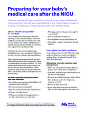 Thumbnail image for "Preparing for your baby's medical care after the NICU"