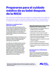 Thumbnail image for "Prepararse para el cuidado médico de su bebé después de la NICU"