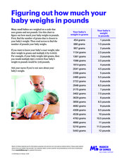 Thumbnail image for "Figuring out how much your baby weighs in pounds"