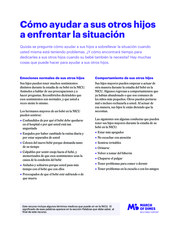 Thumbnail image for "Cómo ayudar a sus otros hijos a enfrentar la situación"