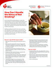 Thumbnail image for "How Can I Handle the Stress of Not Smoking?"