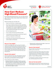 Thumbnail image for "How Can I Reduce High Blood Pressure?"