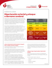 Thumbnail image for "Hablemos sobre Hipertensión arterial y ataque o derrame cerebral"