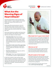 Thumbnail image for "What are the Warning Signs of Heart Attack?"