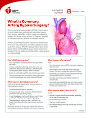 Thumbnail image for "What Is Coronary Artery Bypass Surgery?"