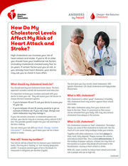 Thumbnail image for "How Do My Cholesterol Levels Affect My Risk of Heart Attack and Stroke?"