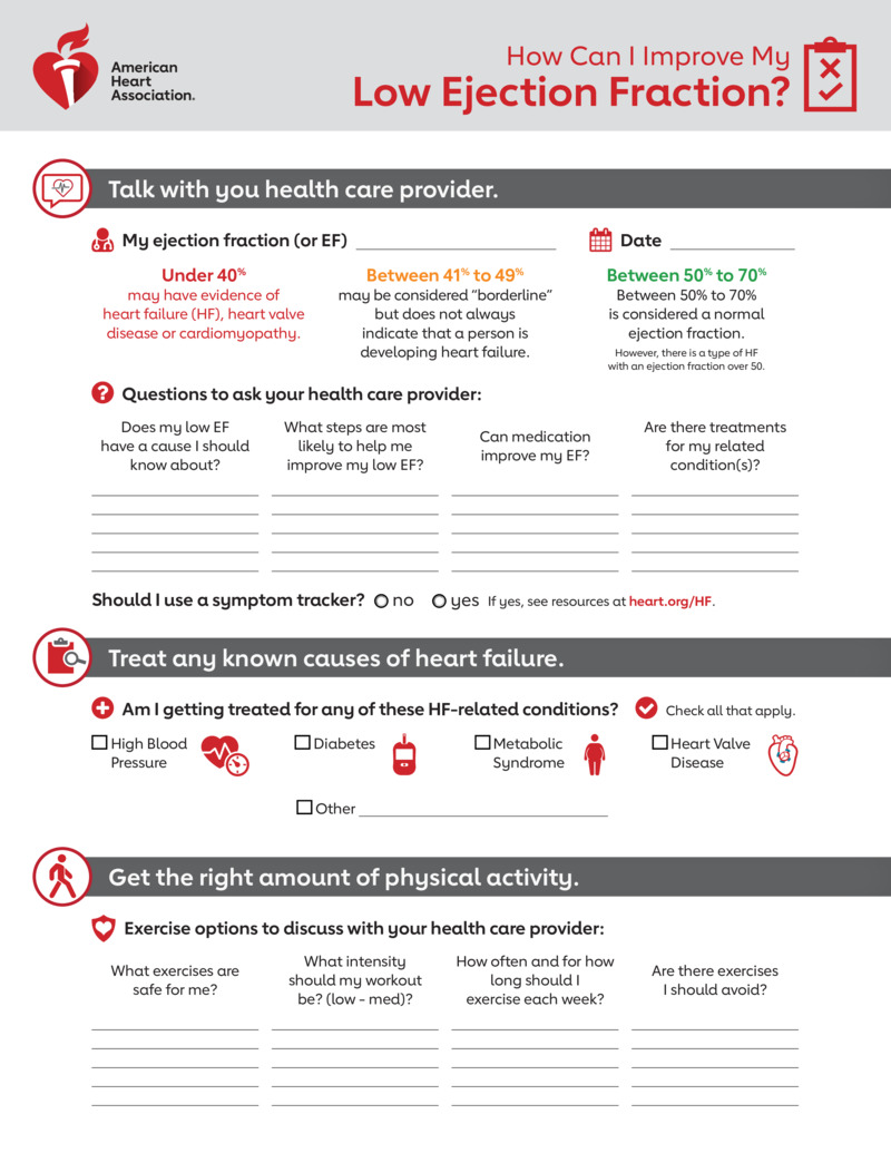 Text How Can I Improve My Low Ejection Fraction HealthClips Online