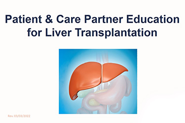 Thumbnail image for "Liver Pre-Transplant Education Presentation"