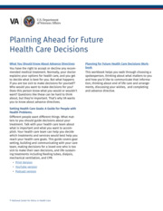 Thumbnail image for "Planning Ahead for Future Health Care Decisions"