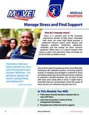 Thumbnail image for "Manage Stress and Find Support"