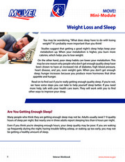 Thumbnail image for "Weight Loss and Sleep"